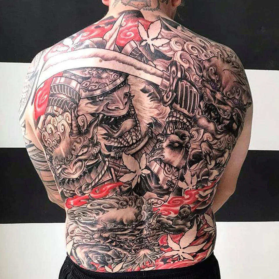 Oriental tattoo at Downunder Tattoo Bali