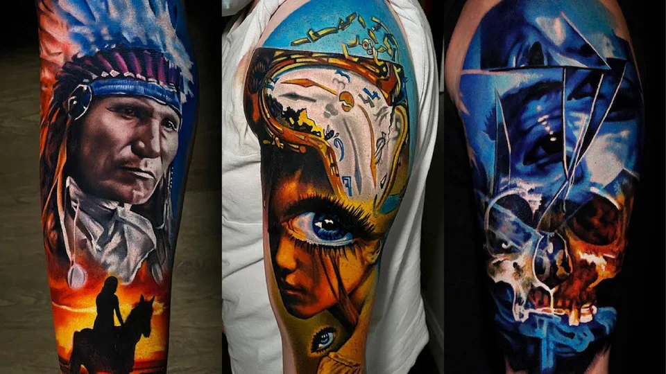 Portrait tattoo at Downunder Tattoo Bali