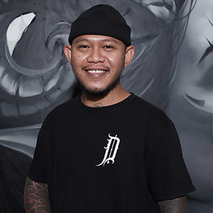 Cuping, tattoo artist at Downunder Tattoo Bali