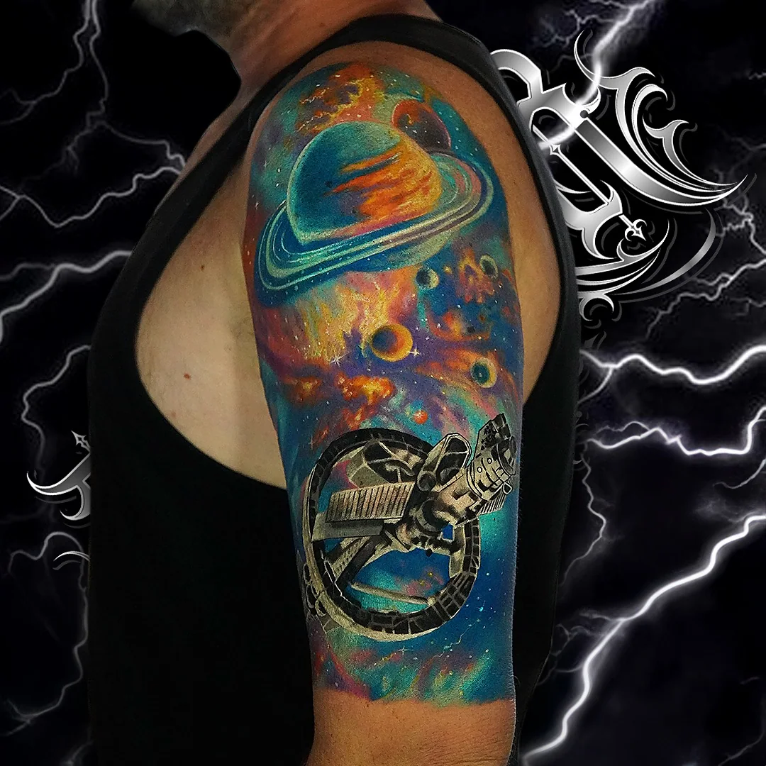 water color tattoo by Downunder tattoo Bali
