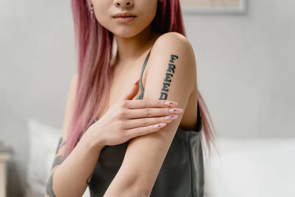Custom Lettering tattoo at Downunder Tattoo Bali